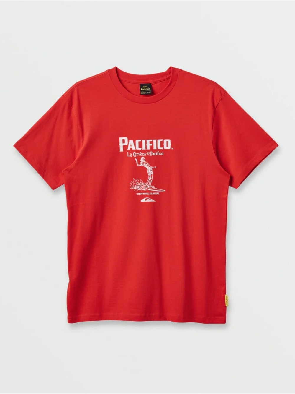Quiksilver x Pacifico Beer Surf Graphic T-Shirt Red NWT Men’s Size L/XL